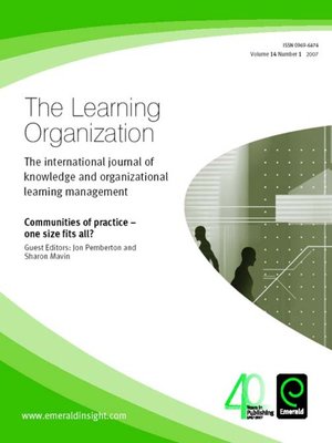 cover image of The Learning Organization, Volume 14, Issue 1